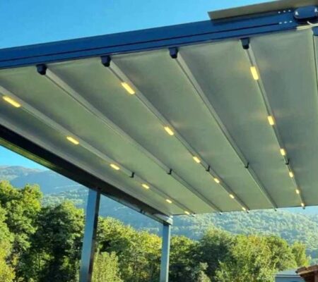 Çeşme Motorlu Pergola